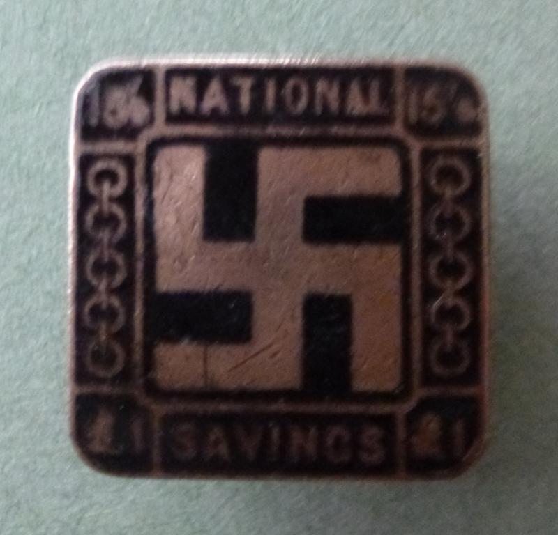 WW1 National War Savings Committee Lapel-badge.