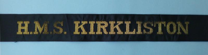 Royal Navy Ship's Cap-tally 
