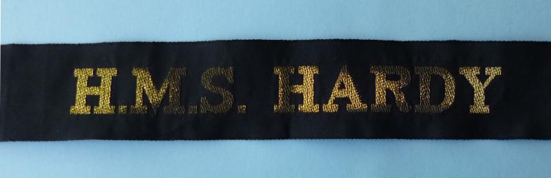 Royal Navy Ship's Cap-tally 