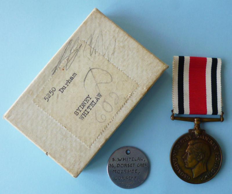 Special Constabulary Long Service Medal (GviR Ind.Imp).in Original Box with Private Name / address tag.