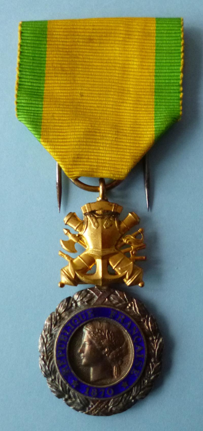 France : Médaille Militaire (Military Medal). 3rd Republic Type 1870 - 1961.