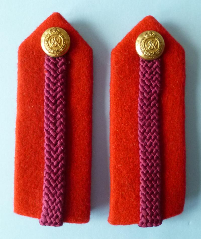 Pair of Army Staff-officer's GviR / WW2 Gorget Patches for No.2 Service-dress.