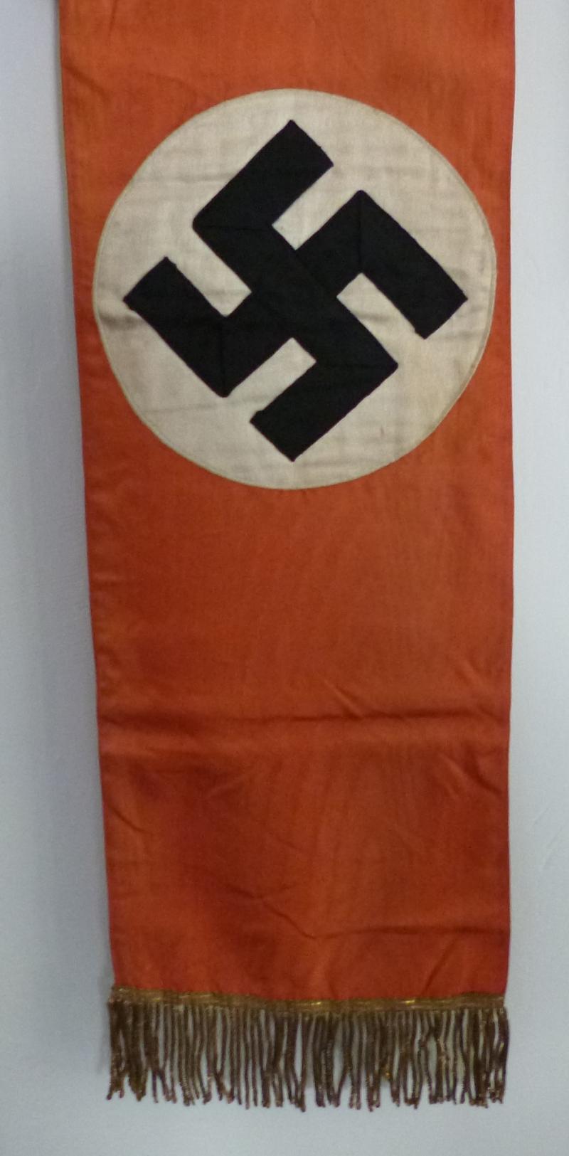 Third Reich : Silk Funeral Sash from the Wolfsberg Ladies Choir, 13th March 1938.