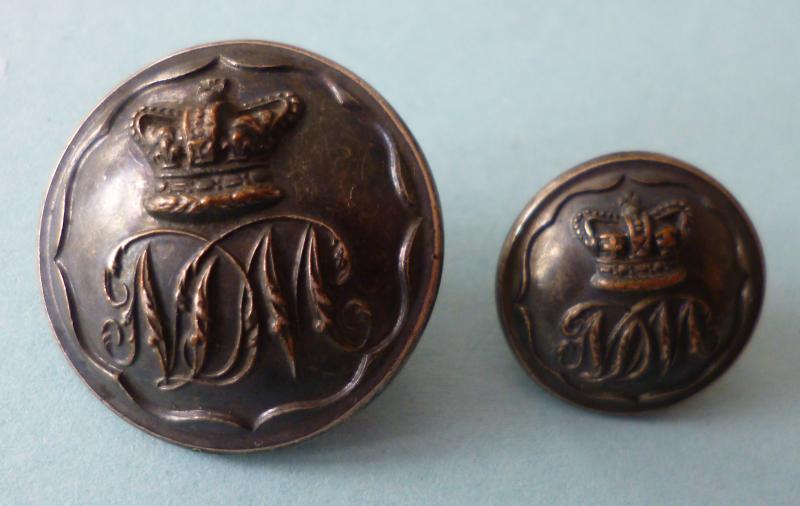North Durham Militia Silver Buttons,