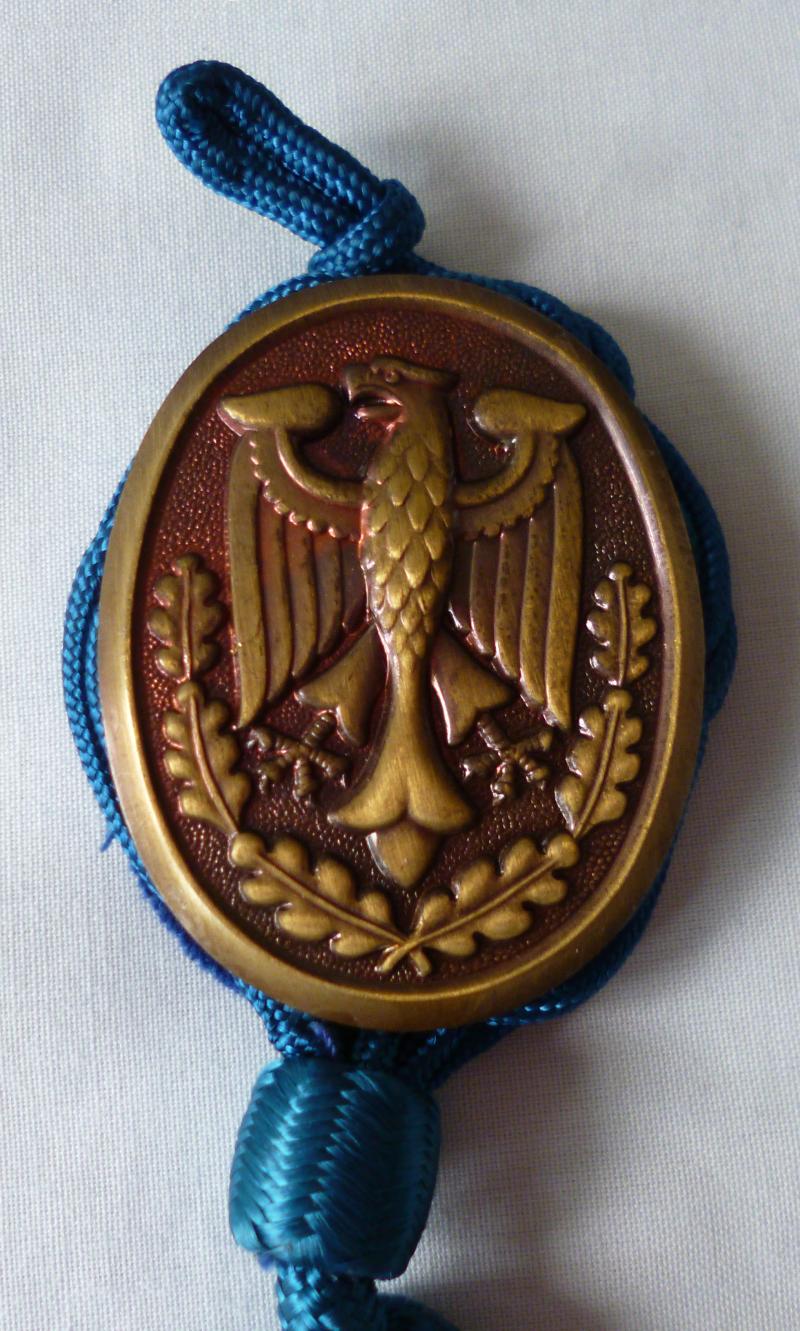 BRD :West German Bundesmarine Shooting Cord (Schützenschnur) - Bronze Grade.