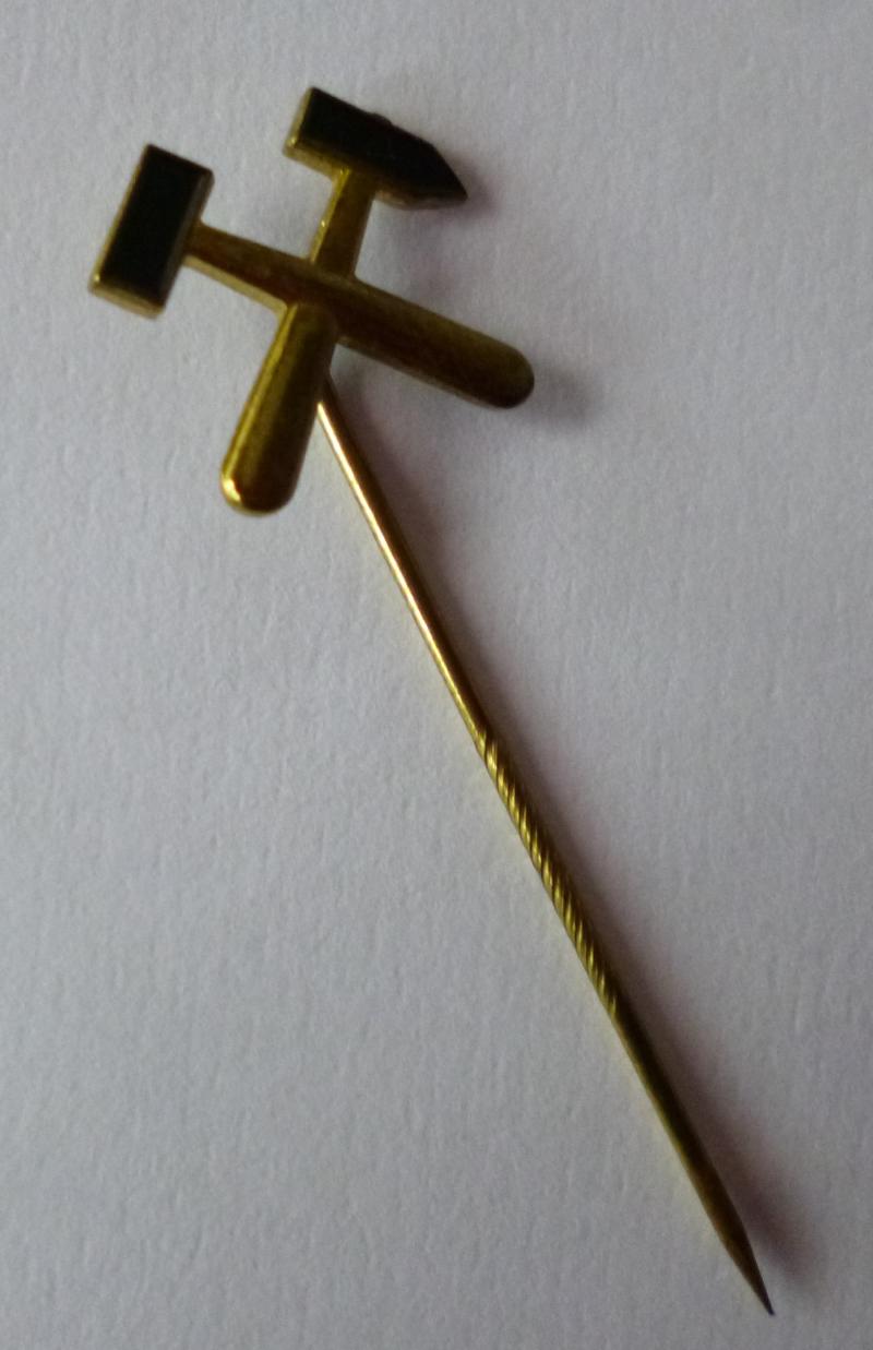 BRD : West German Bergbau (Mining Organisation) Members Stick-pin Lapel-badge.