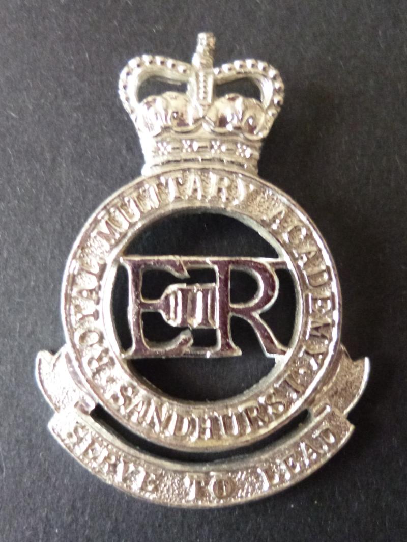 Royal Military Academy Sandhurst Staybrite Cap-badge.