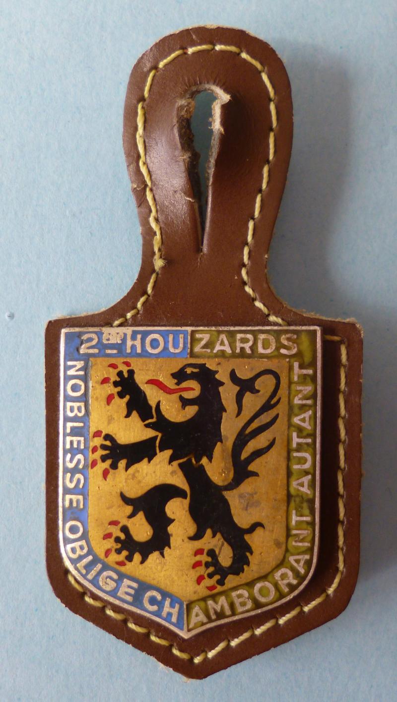 France : Army 2nd Hussars Regiment (2eme Houzards) Formation Badge.