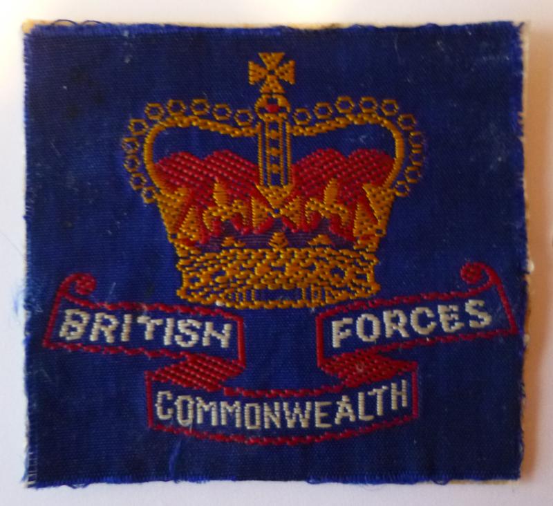 British Commonwealth Forces Machine-woven Shoulder-flash.