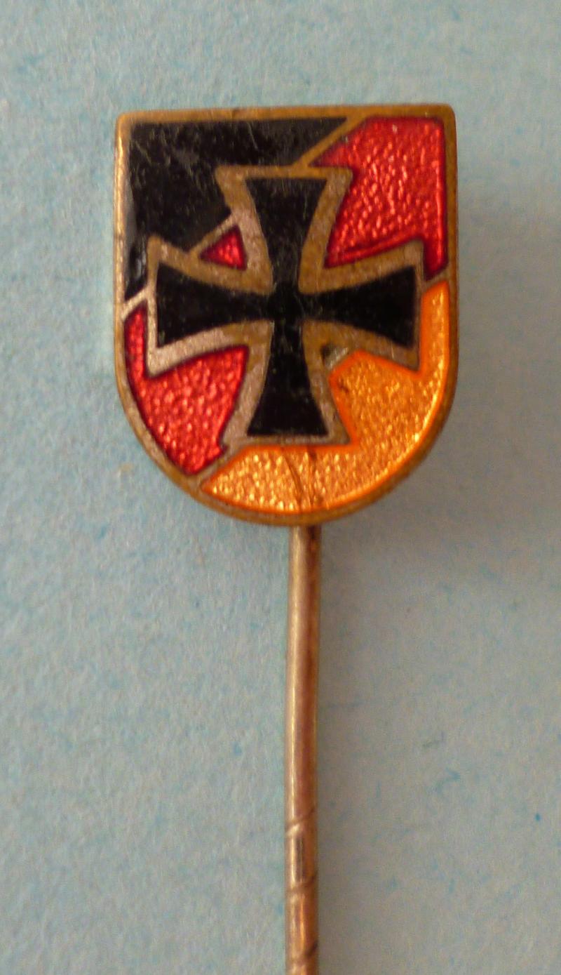 BRD : Bundeswehr Reservists Enamel Stickpin Lapel-badge.