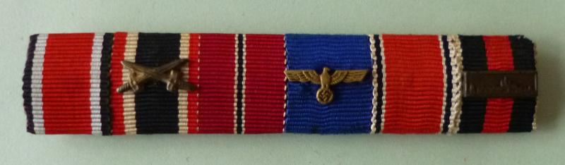 Third Reich : Medal Ribbon-bar with Six Ribbons.