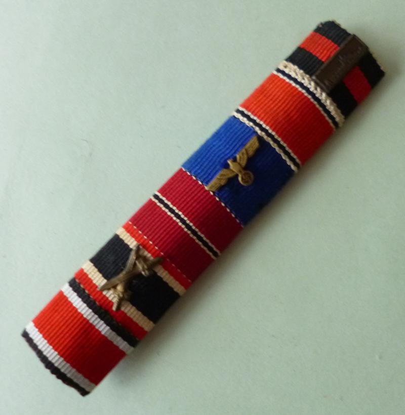 Third Reich : Medal Ribbon-bar with Six Ribbons.