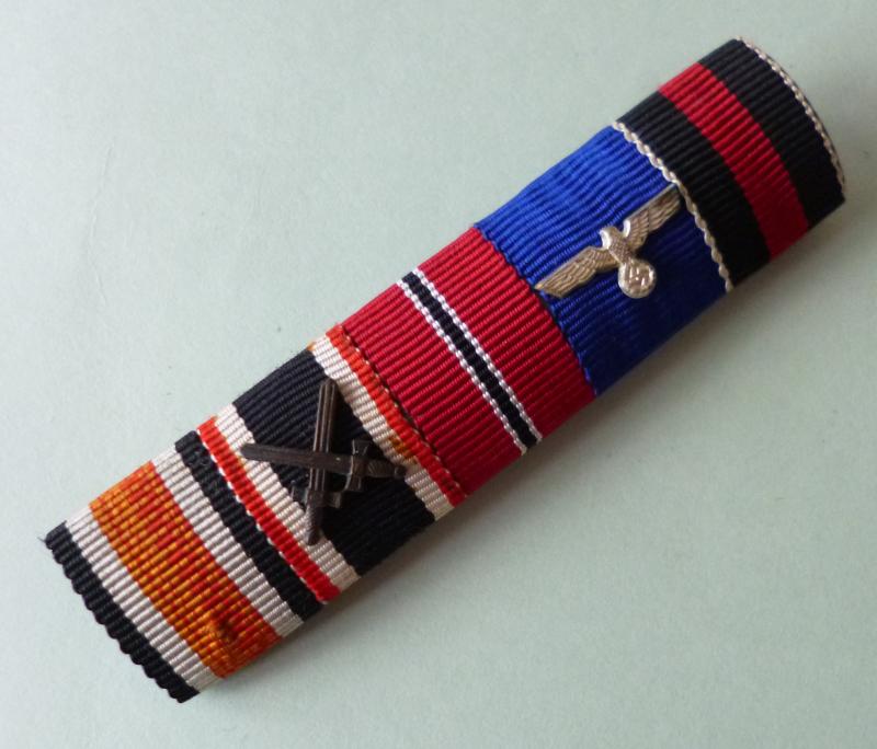 Third Reich : Medal Ribbon-bar with Five Ribbons.