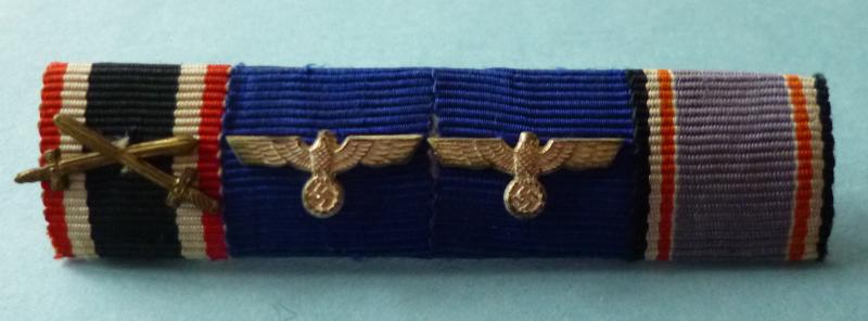 Third Reich : Medal Ribbon-bar with Four Ribbons.