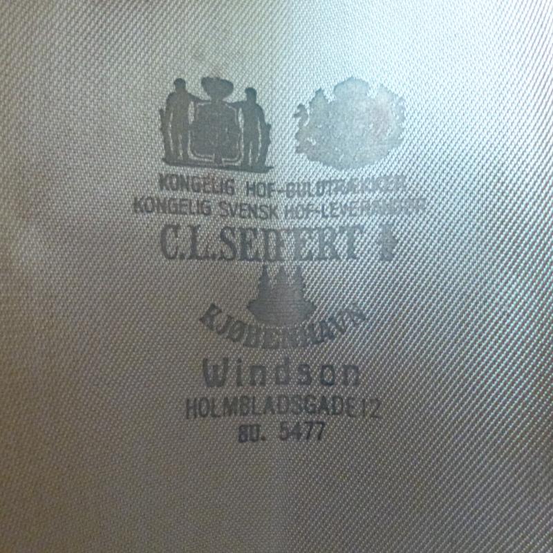 Denmark : WW2 (?) Army Officer's M23 Rigid-pattern Forage-cap.