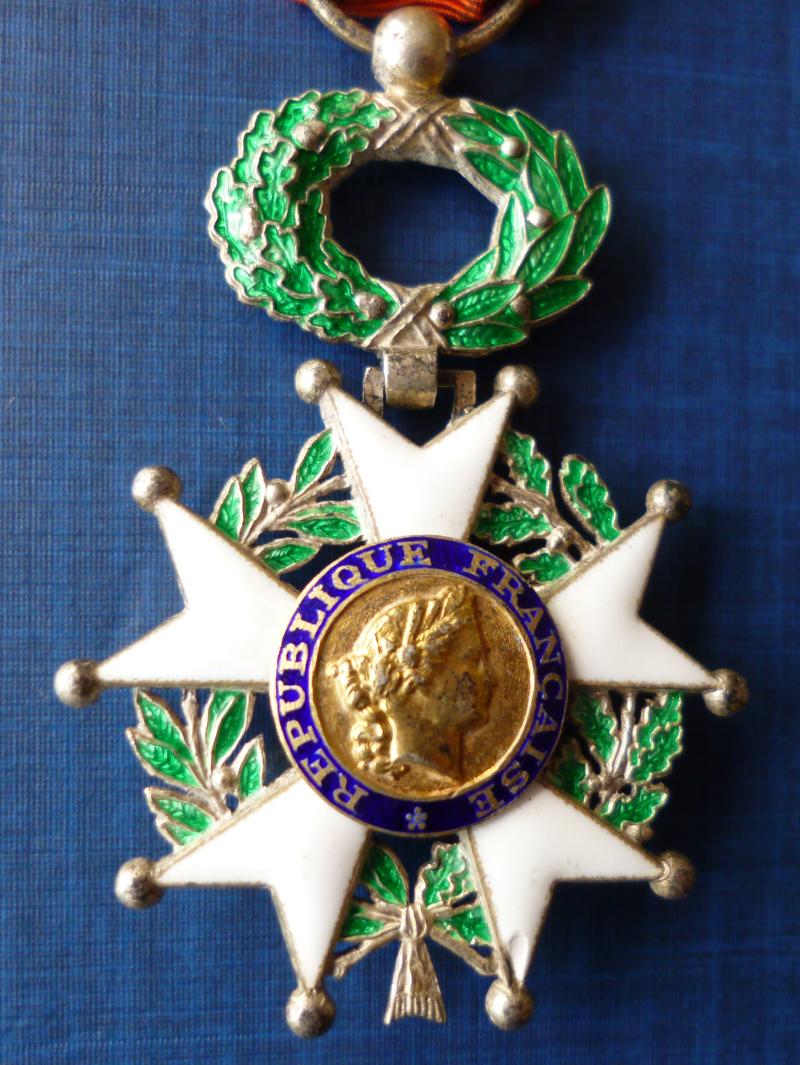 France : Légion d'honneur Chevalier (Knight) Class.