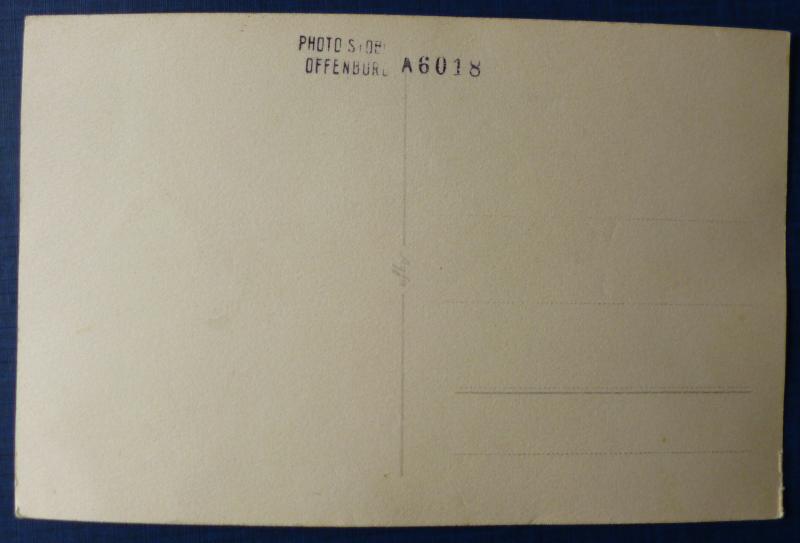 Third Reich : Postcard Photograph of Unidentified Group of Uniformed Individuals.