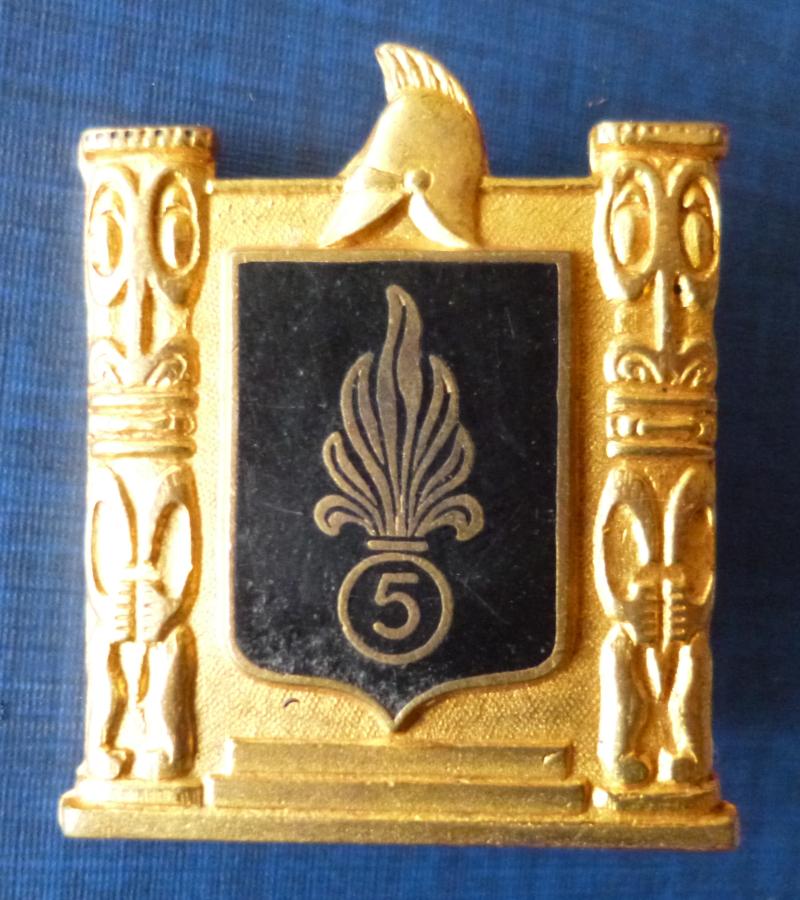 France : Foreign Legion 5th Mixed Regiment of the Pacific (5e Régiment Mixte du Pacifique) Formation-badge.