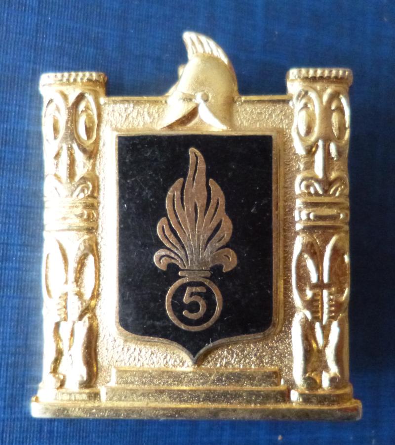 France : Foreign Legion 5th Mixed Regiment of the Pacific (5e Régiment Mixte du Pacifique) Formation-badge.