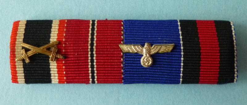 Third Reich : German Medal Ribbon-bar with Four Ribbons.