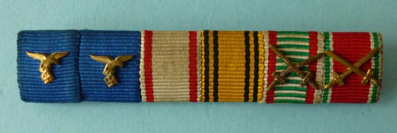 Third Reich : Luftwaffe Medal Ribbon-bar with Six Ribbons.