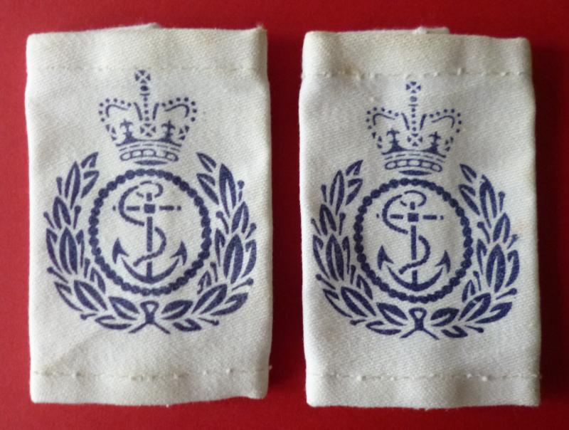 Royal Navy Pair of Chief Petty Officer Epaulette Rank Slip-ons.