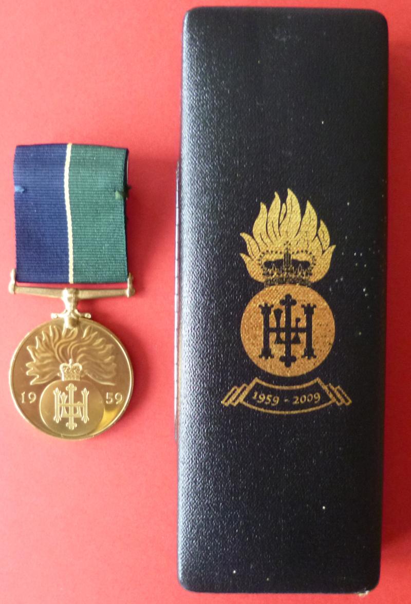Royal Highland Fusiliers 50-year Anniversary 1959-2009 Commemoratine Medal in Presentation Case.
