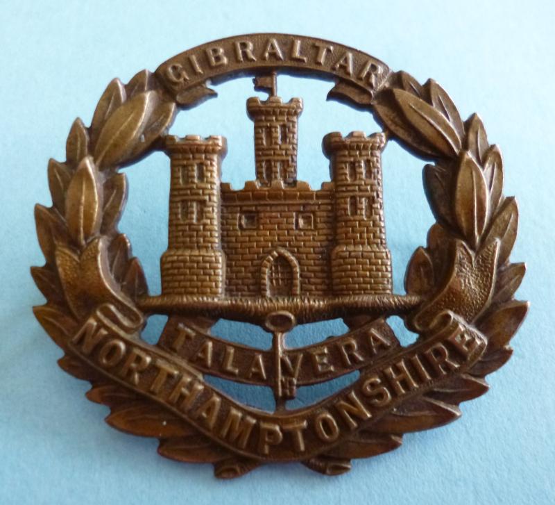 Northamptonshire Regiment Officers' Service-dress Cap-badge.
