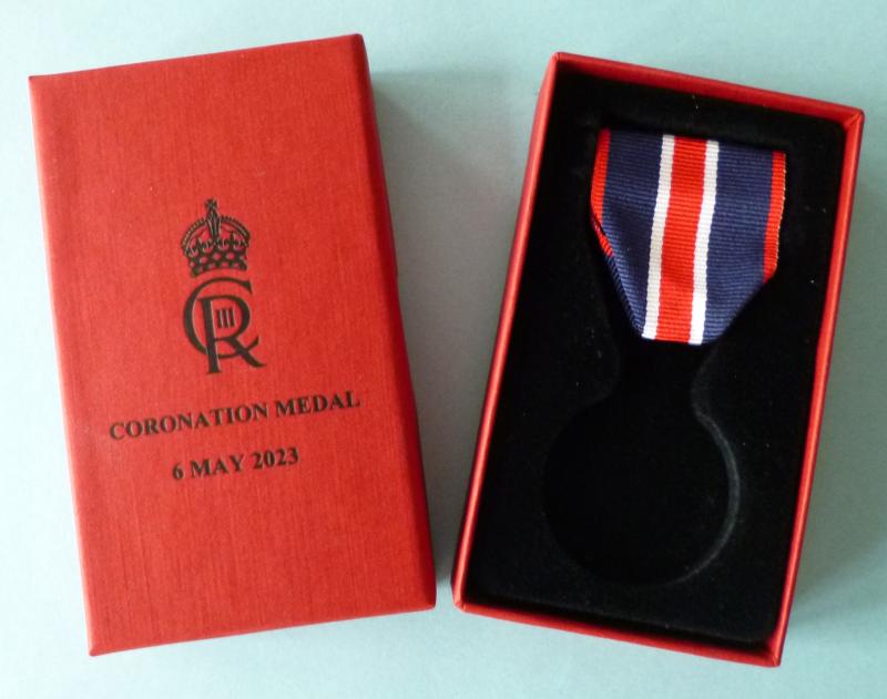 Official Presentation Box for the 2023 King's Coronation Medal.