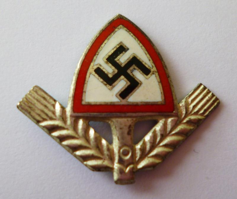 Third Reich : Reicharbeitsdienst (RAD) Enamelled Membership Stick-pin Lapel-badge.