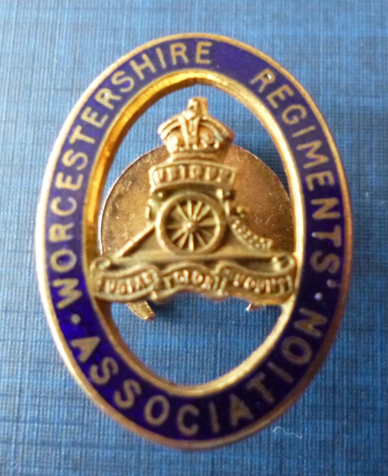Worcestershire Regiments' Association Membership Lapel-badge.