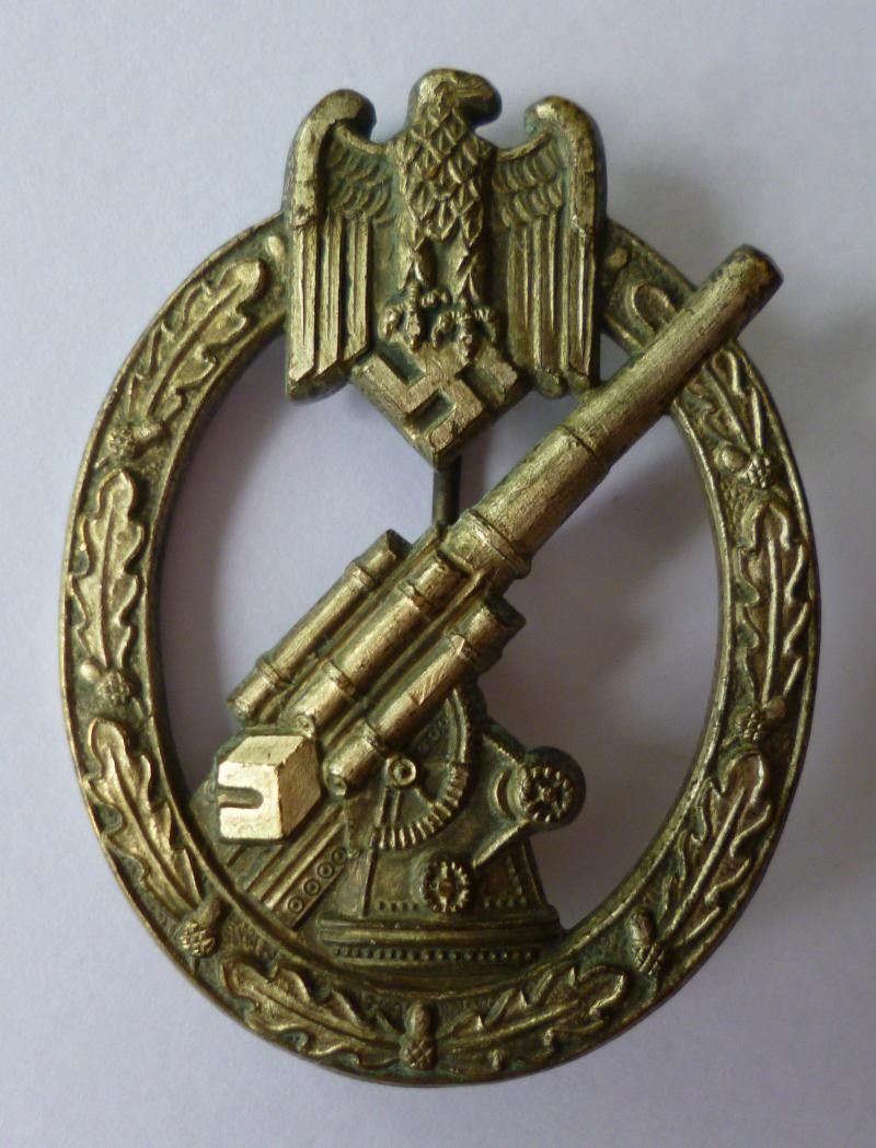 COPY : Third Reich Wehrmacht / Heer (army) Flakkampfabzeichen.