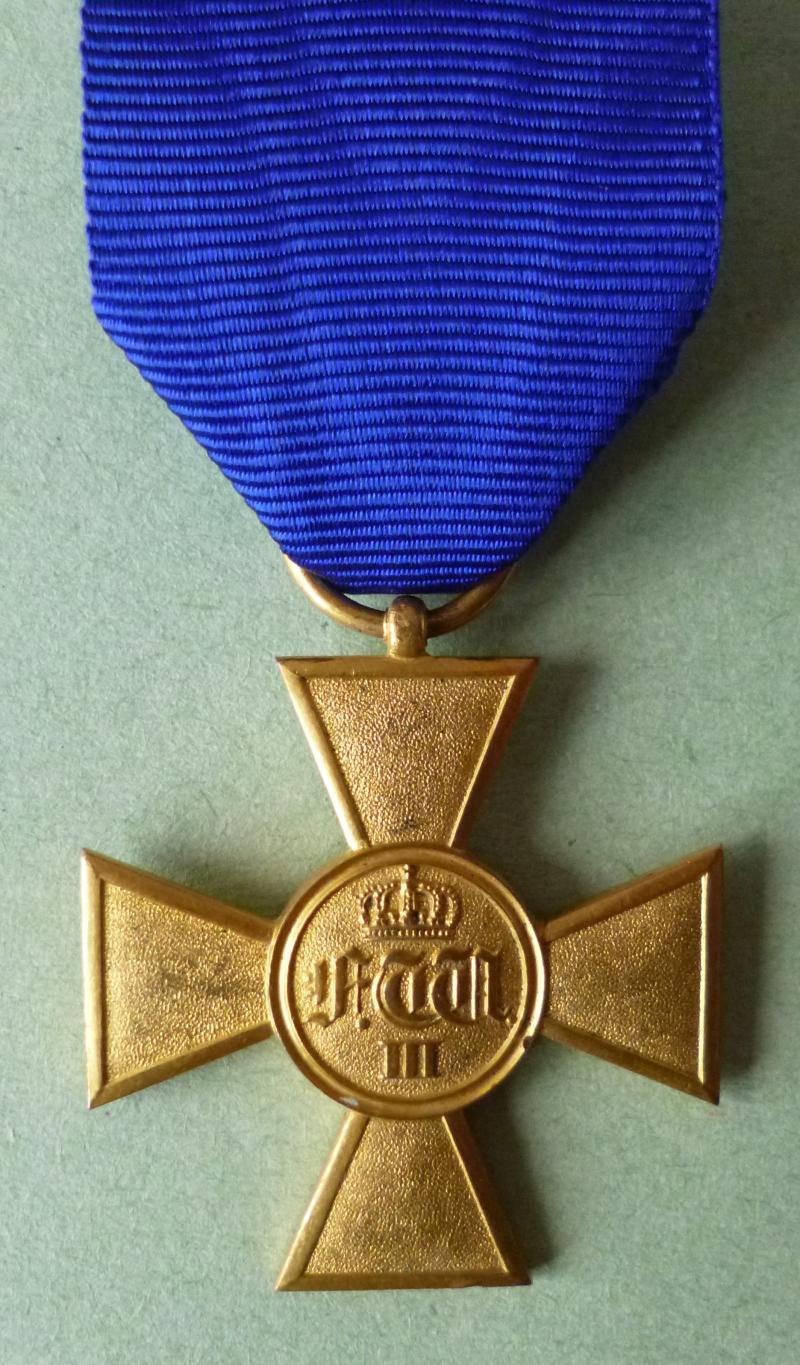 Imperial : German Prussian Officvers' 25 year Service Cross.