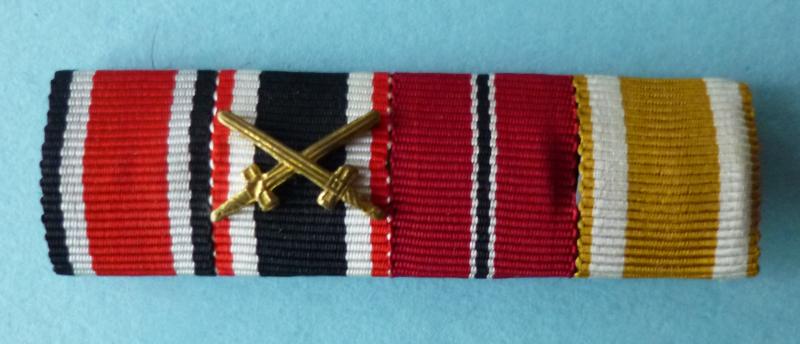Third Reich : German Medal Ribbon-bar with Four Ribbons.