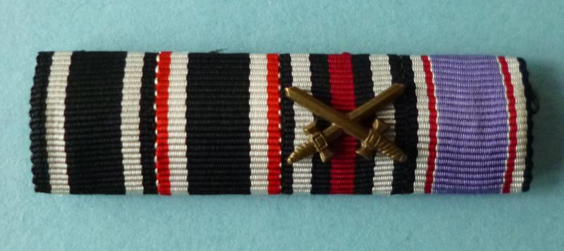 Third Reich : German Medal Ribbon-bar with Four Ribbons.