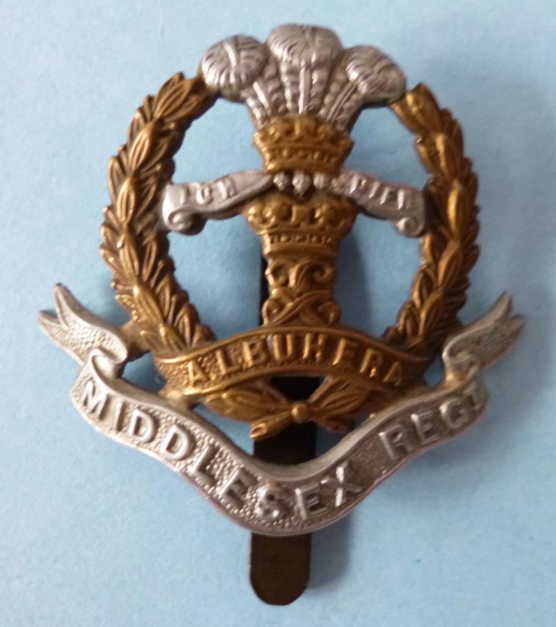 Middlesex Regiment WW1 / WW2 Cap-badge.
