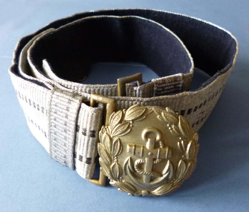 Third Reich : Kriegsmarine Officer's Dress-belt.