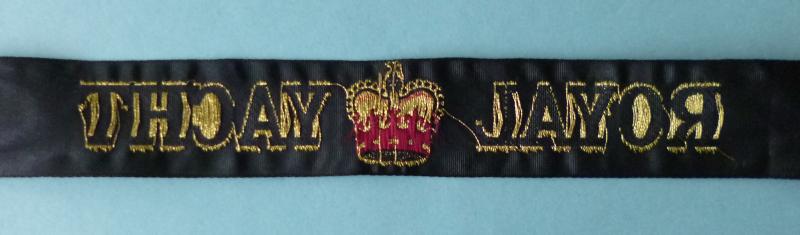 Royal Navy Ship's Cap-tally